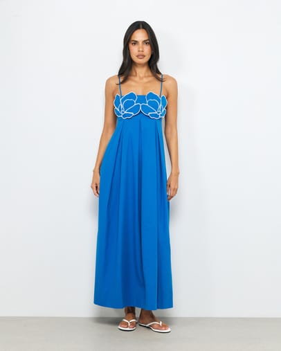 Cobalt White Stitch