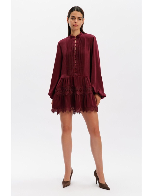 Bardot - Antonia Lace Trim Mini Dress