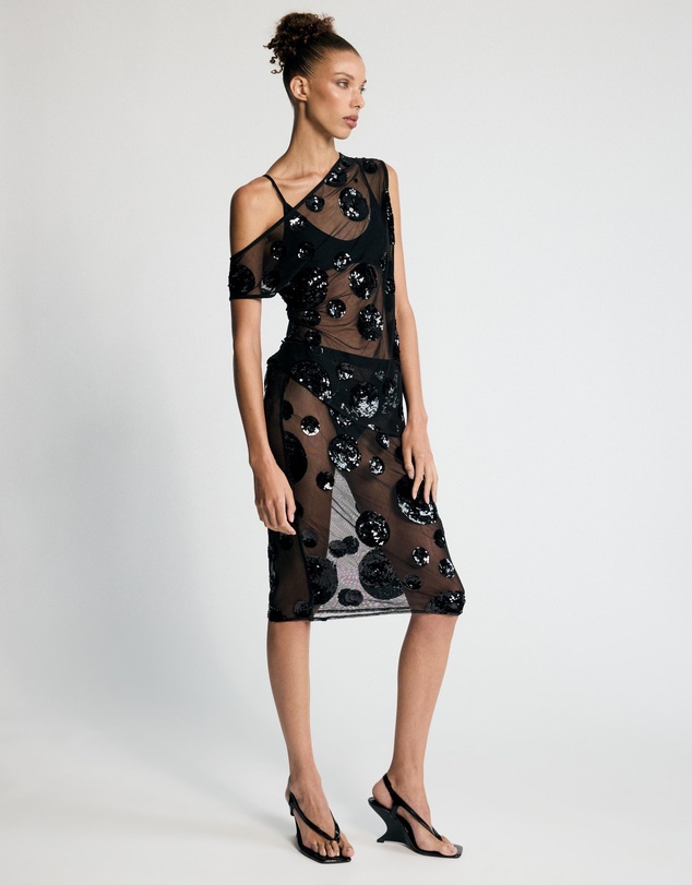 Lover - Alexis Sequin Midi Skirt