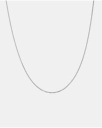 Ania Haie - Ania Haie Silver Flat S Link Chain Necklace