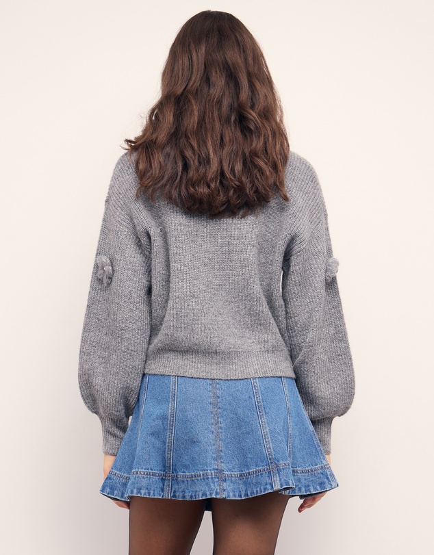 MINKPINK - Vera Floral Applique Knit Jumper