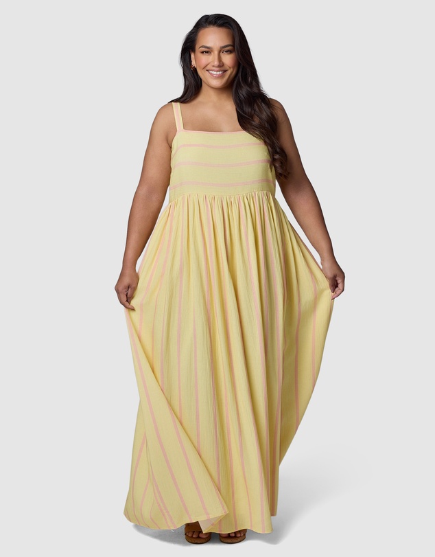 Something 4 Olivia - Daisy Stripe Maxi Dress