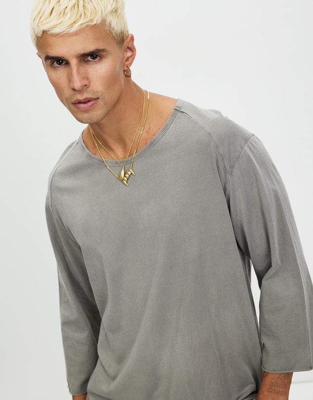 Surrounded By Ghosts - The Alloclasite Relaxed 3/4 Sleeve T-Shirt