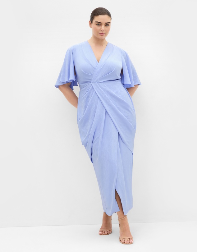 City Chic - Braelynn Drape Maxi Dress