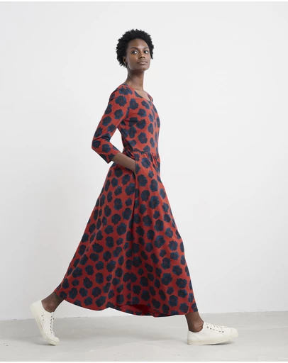 Seasalt - Seasalt Cornwall Red Emily Waisted Dress