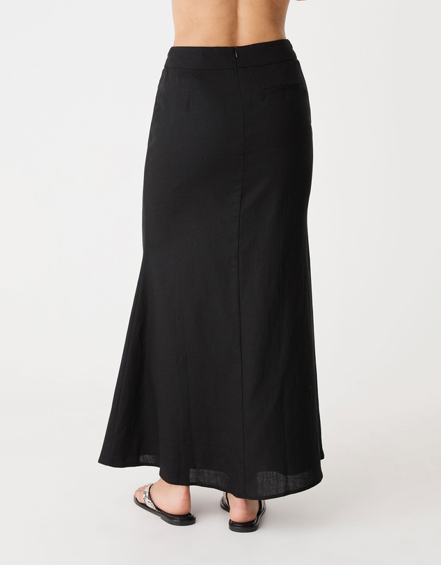 Forcast - Amelia Linen Blend Maxi Skirt