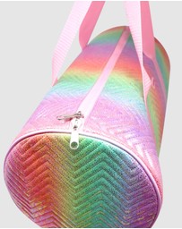 Pink Poppy - Unicorn Dreamer Quilted Rainbow Duffle Bag