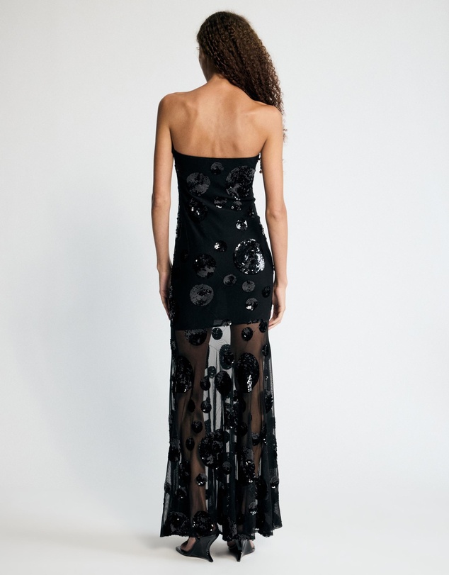 Revibe - Repaired Lover Alexis Strapless Sequin Maxi Dress - AU 14