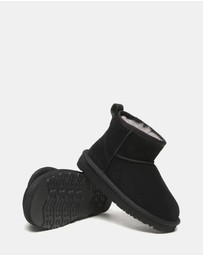 EVERAU - Australian Shepherd Ugg Noel Kids Mini Cow Suede Upper UGG Boots