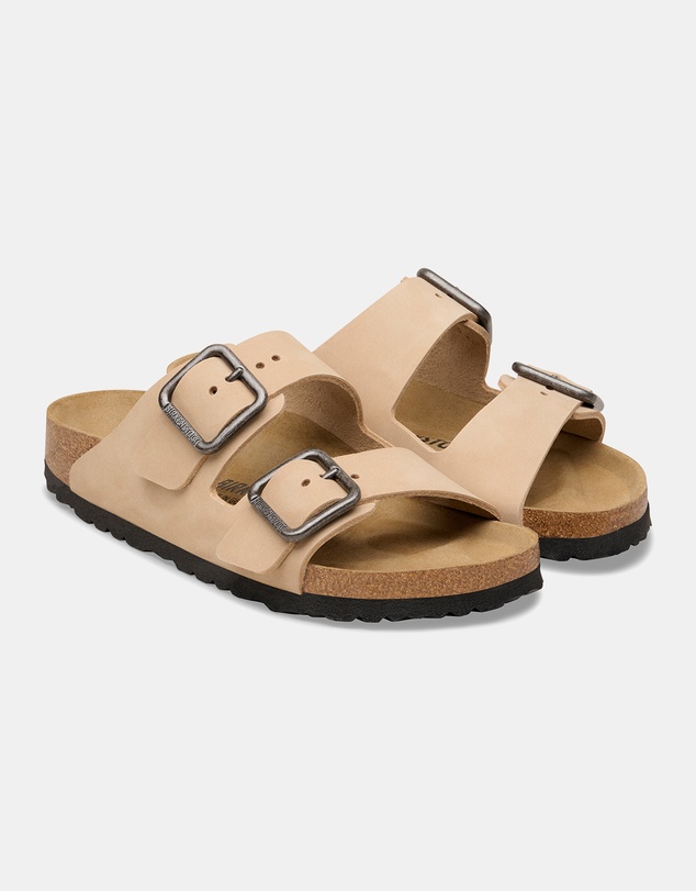 Birkenstock - Arizona Wire Buckle Nubuck Leather Regular - Unisex