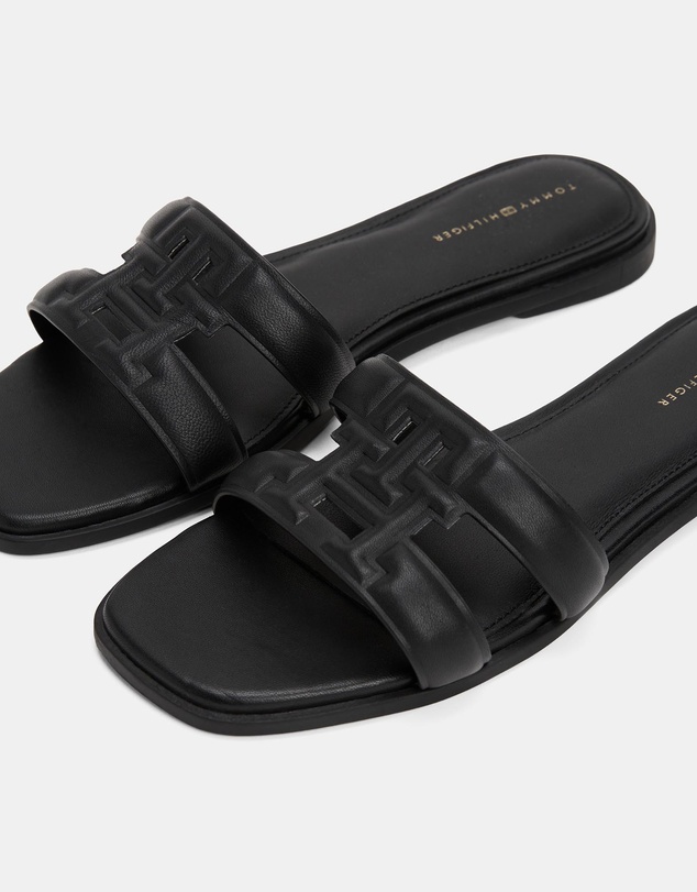 Tommy Hilfiger - Logo Strap Mules - Women's
