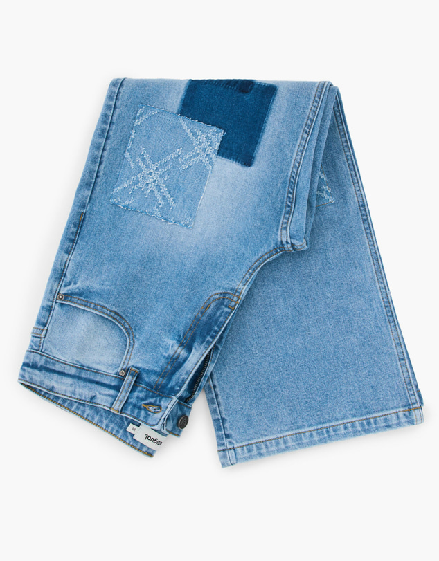 Desigual - Patchwork culotte Jeans
