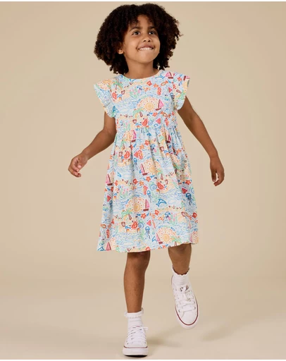 Goldie + Ace - Summer Bay Lyla Dress - Babies-Kids