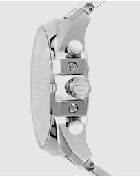 Diesel - Mega Chief Silver-Tone Chronograph Watch