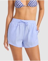 Seafolly - Wear Now Stripe Drawstring Shorts
