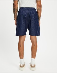 Surrounded By Ghosts - The Obsidian Coated Canvas Drawstring Shorts