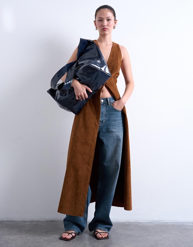 TOPSHOP - Troy Crinkle Tote Bag