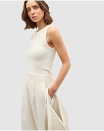 Seed Heritage - Textured Cotton Knit Top