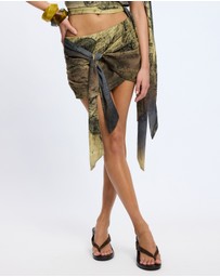 Jaded London - Wrap Over Tie Skirt