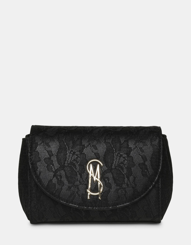 Steve Madden - BNylah Black/Gold Crossbody Bag