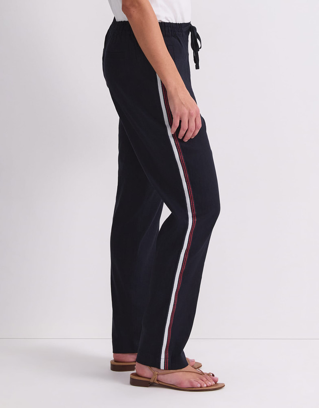 Sportscraft - Rosa Side Stripe Linen Pant