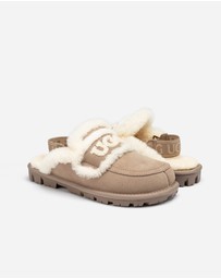 Ozwear Connection Uggs - Ugg Violet Shearling Slipper (Elastic Logo) (Detachable Feature)