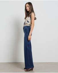 DRICOPER DENIM - Indy High Rise Wide Leg Jeans