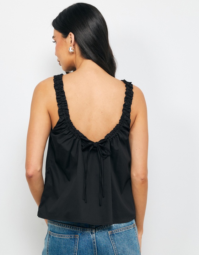 AERE - Vaila Cotton Poplin Top