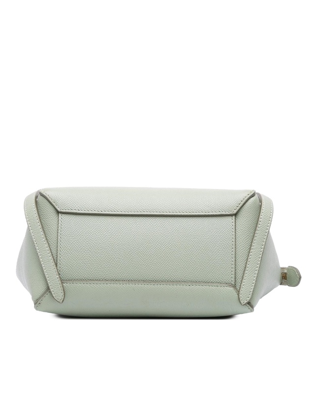 Pre-Loved by Azura Reborn - Pre-Loved celine Refined Grained Leather Handbag with Top Handle and Adjustable Shoulder Strap