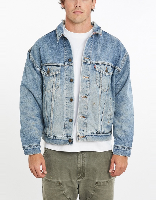 Vintage by The Real Deal - Pre Loved - Vintage Levi's Blanket Lined Denim Jacket