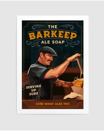 Olive et Oriel - Barkeep Soap Poster by The Whiskey Ginger Art Print