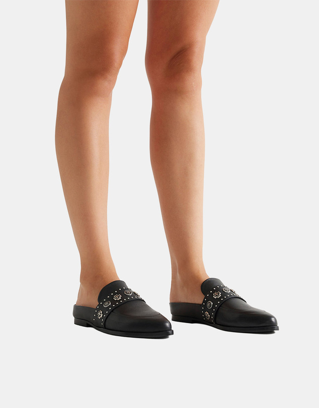 Sol Sana - TUESDAY SLIDE BLACK/SILVER WESTERN