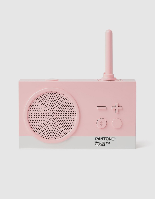 Lexon - Lexon GIFT Set PANTONE - Includes Mino+ Mini Speaker, Flip Classic Clock, Mina M Lamp, Thykho 3 Speaker - Rose Pink
