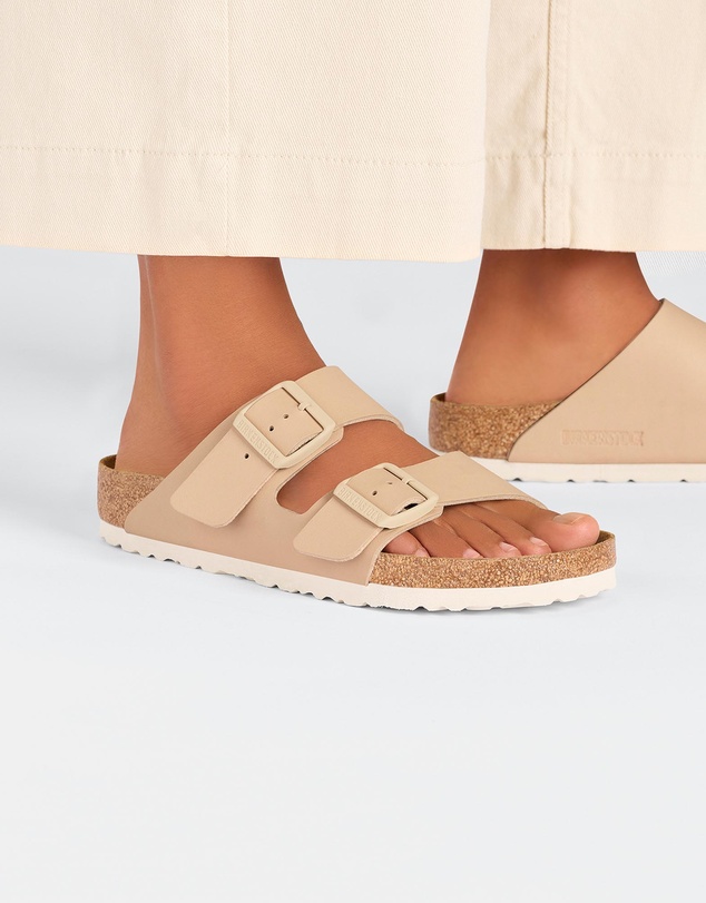 Birkenstock - Arizona New Beige Birko-Flor Regular - Women's