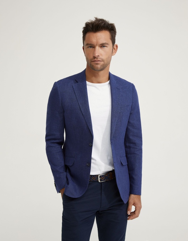 Oxford - Milton Half Lined Linen Cotton Blazer