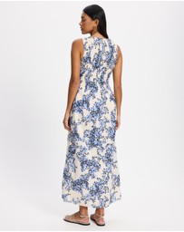 & Other Stories - Smocked Flared Midi Dress