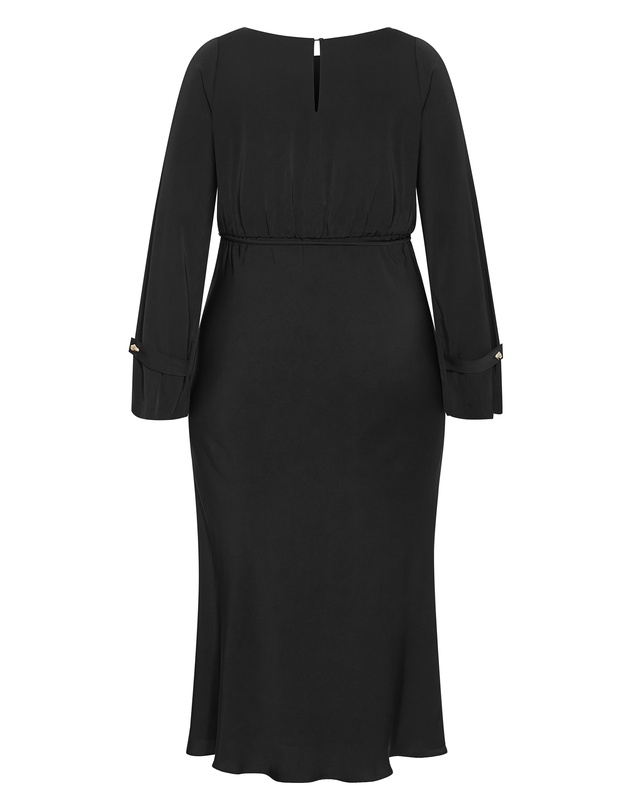 City Chic - Tara Long Sleeve Maxi Dress