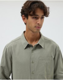AERE - Boxy Fit Cotton Overshirt