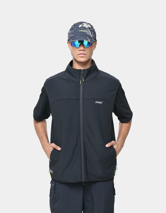 PYRA - SOFT SHELL VEST - BLACK