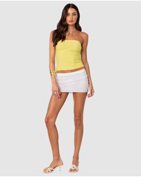 EDIKTED - Albina Textured Tube Top