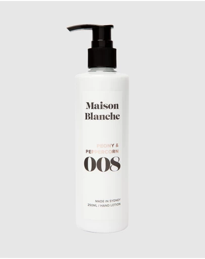 Maison Blanche - 008 Peony & Peppercorn - Hand Lotion