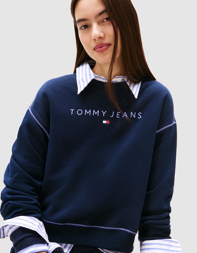 Tommy Jeans - Relax Stitch Linear Crew Sweatshirt