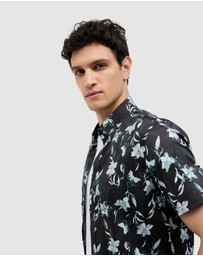 Politix - Shadow Floral Short Sleeve Shirt