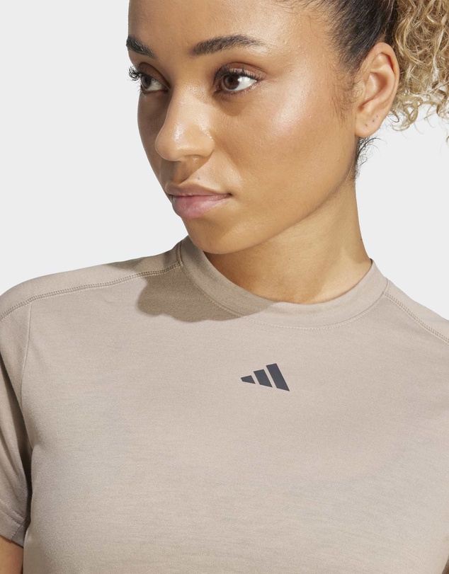adidas Performance - AEROREADY Train Essentials Minimal Branding Crewneck Tee Womens