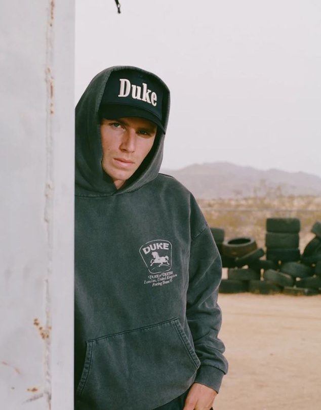 Duke + Dexter - DR Sponsors Washed Grey Hoodie