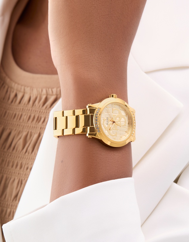 GUESS - Guess Ladies Gold Tone 36mm Analogue Watch