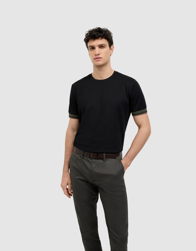 Politix - Curtis Travel Striped Pique Tee