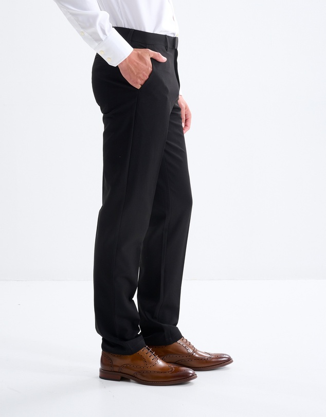 3 Wise Men - 3 Wise Men Hoxton Trouser - Jet Black