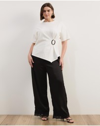Atmos&Here Curvy - Zulu Trim T-Shirt