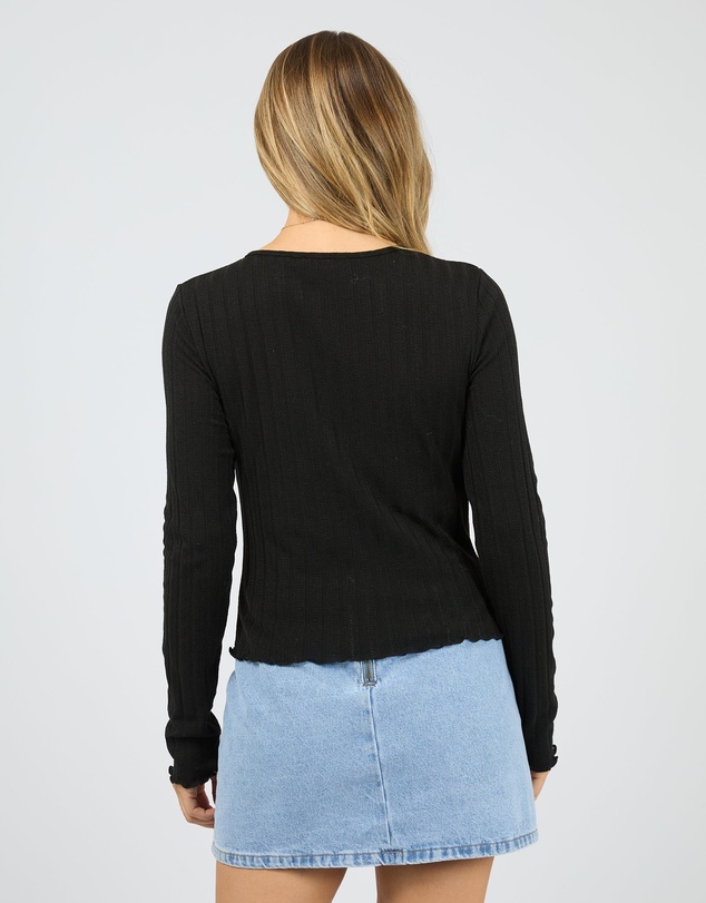 All About Eve - Tarni Knit Top Black